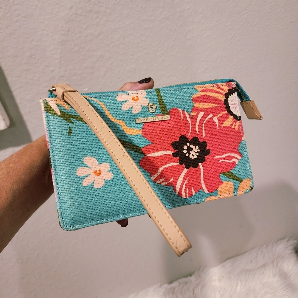 SPARTINA 449 GARDEN HOUSE WOVEN WRISTLET FLORAL